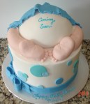 Baby Bottom Cake