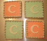 Monogram cookies