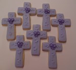 Purple Cross Cookies