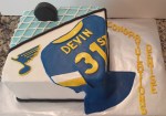 Blues Hockey Cake