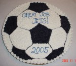 Soccer ball cookie&nbsp;cake