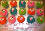 Cute Monster Cupcakes